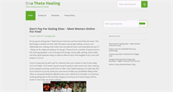 Desktop Screenshot of dnathetahealing.com
